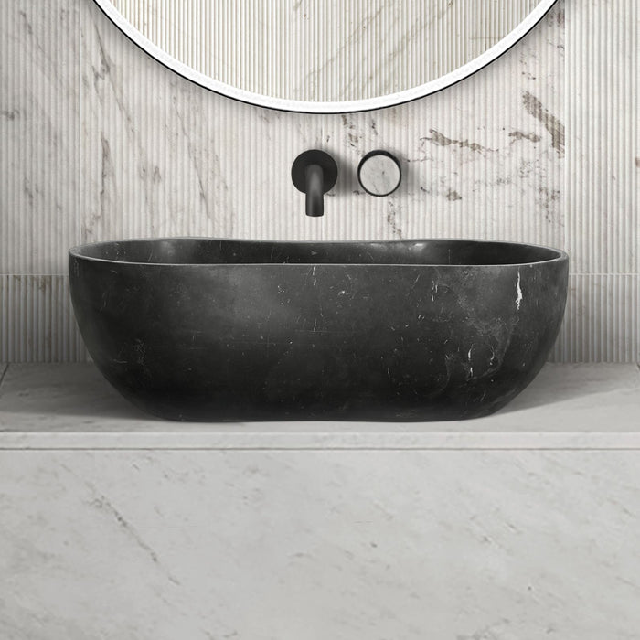 Bathroom Vessel Sink With Wavy Design