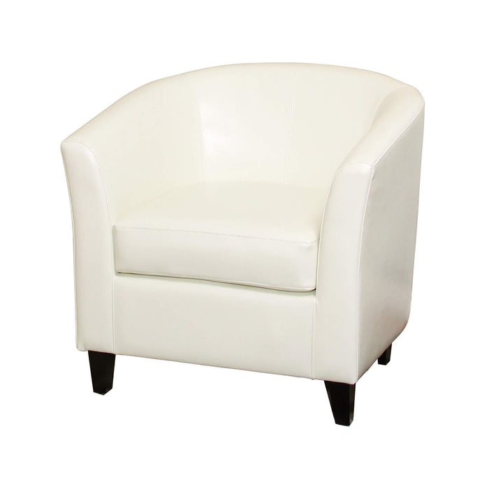 Zenithon - Upholstered Club Chair With Rounded Back