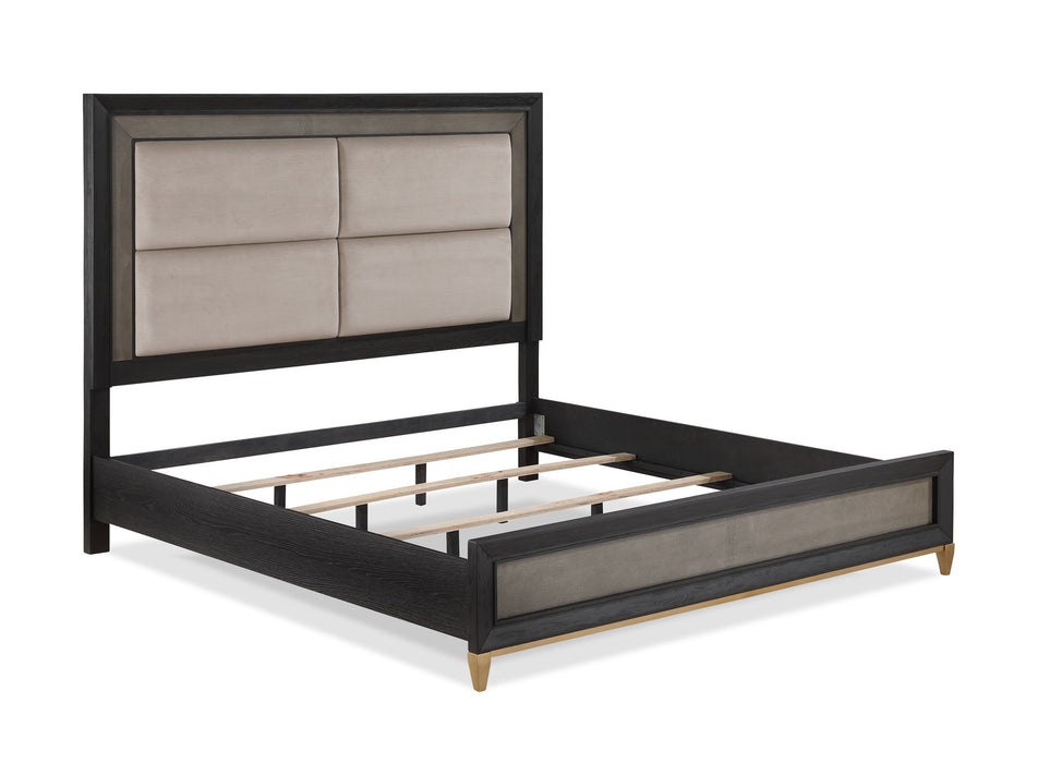 Payson - Queen Bed - Black / Gray