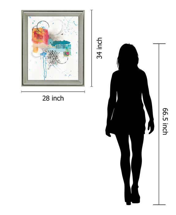 Urban Splash - 28" x 34" Framed Wall Art