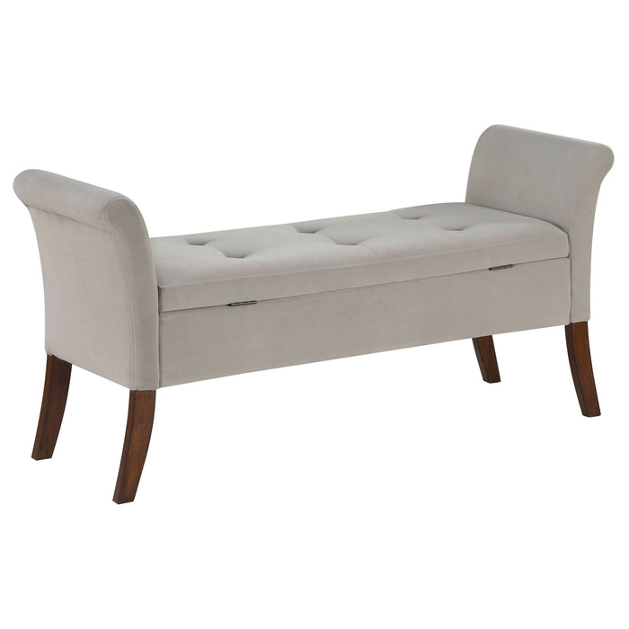 Pasley - Rolled Arm Storage Bench