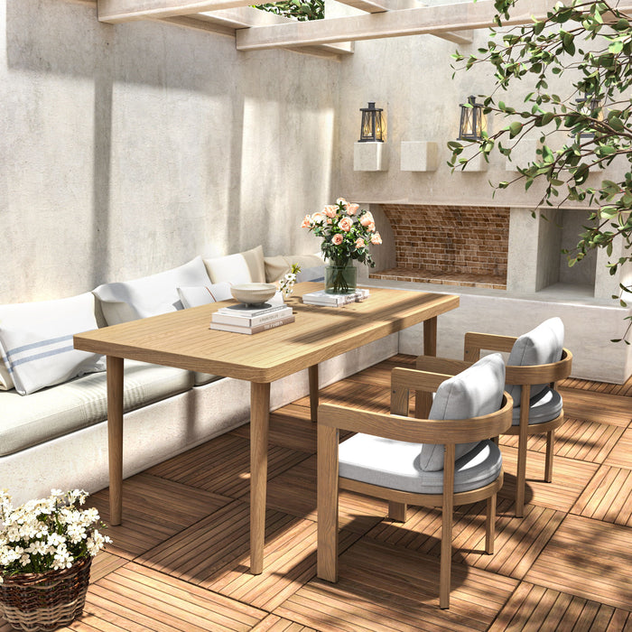 Elko Janiyah - Outdoor Patio Dining Set Dining Chairs And Dining Table