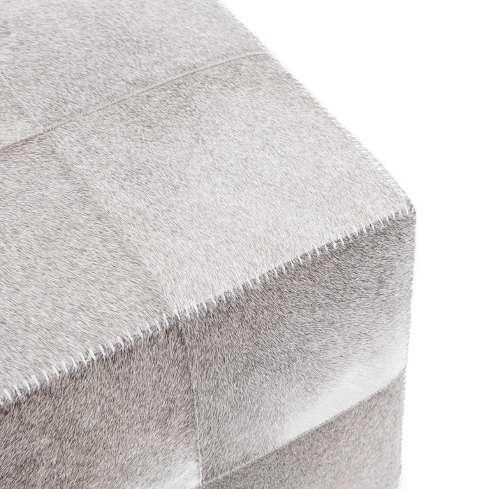 Landyn - Square Ottoman - Sparrow Gray