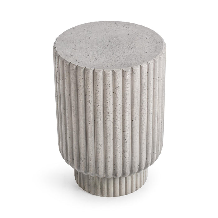 Givens - Outdoor Accent Table - Light Gray