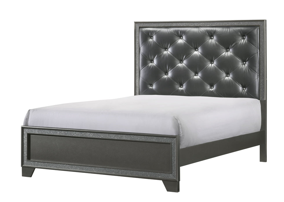 Kaia - King Bed - Dark Gray