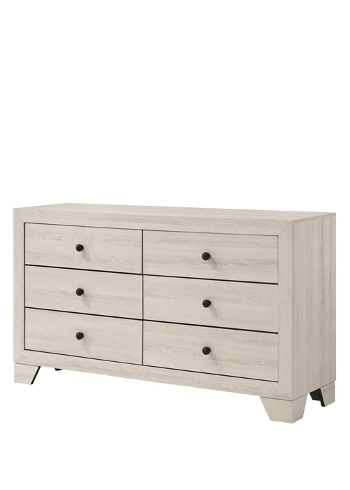 Atticus - Dresser & Mirror - White