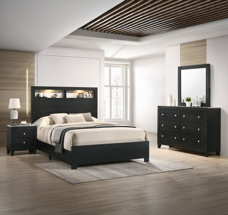 Cadence - Queen 4 Piece Bedroom Set - Black