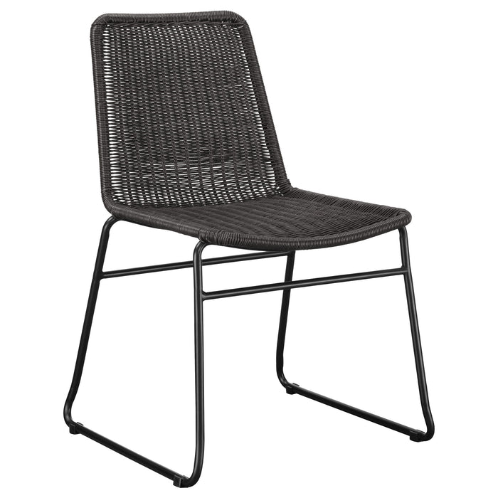 Dacy - Dining Side (Set of 2) And Sturdy Sled Base - Brown