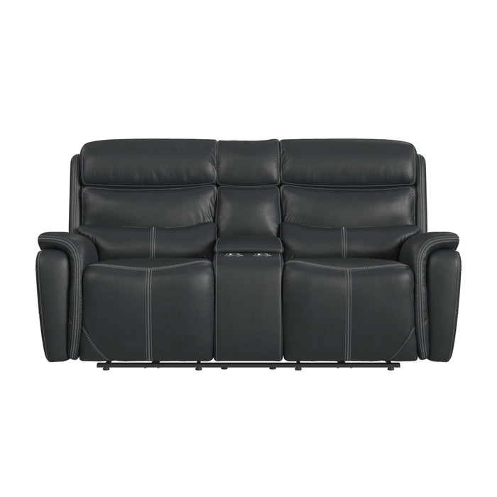 Aruba - Power Motion Loveseat With Power Headrest And Console