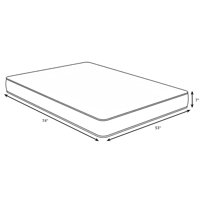 Ramona - 7" Tight Top Foam Mattress With Quilted Foam And Smooth Silk Cover