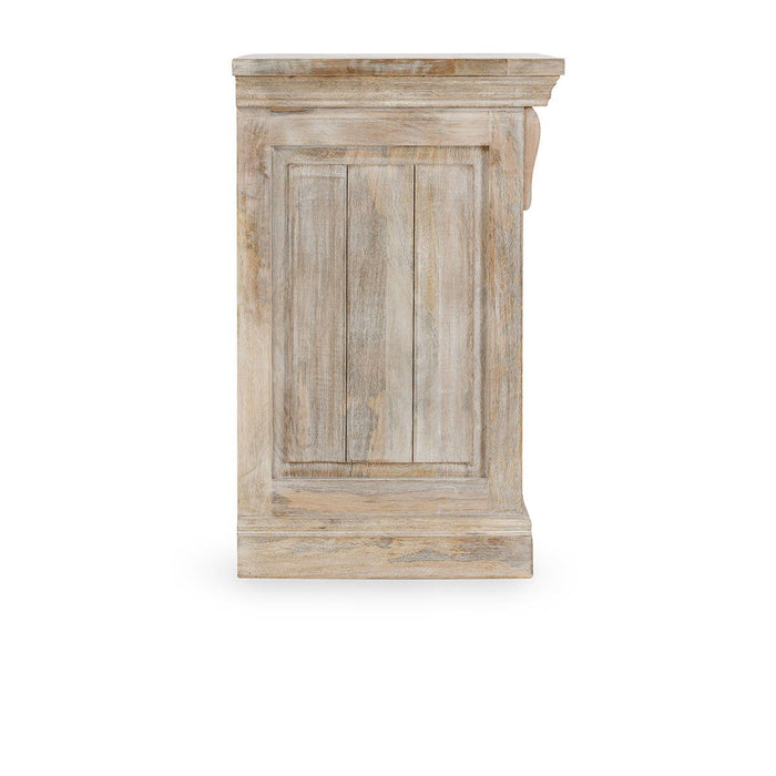 Adelaide - 3 Drawer Nightstand - Natural Cream Wash