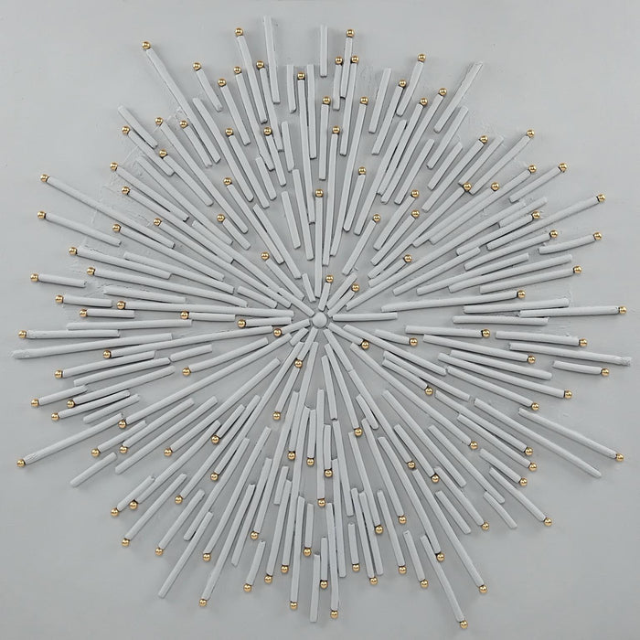 Radiant Lattice - 36" x 36" Framed Wall Art