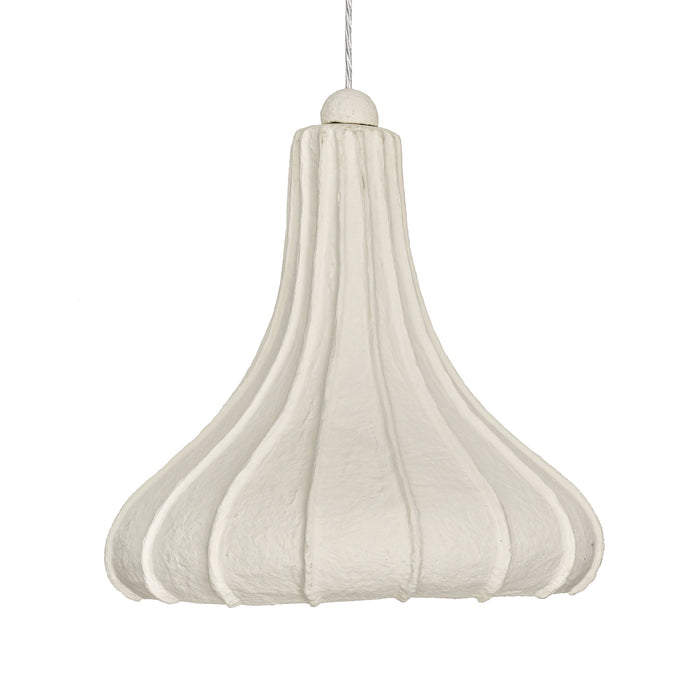Looma - Cotton Mache Pendant Lamp - Off White