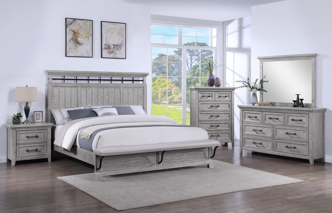 Beckett - Queen Bed - Greige