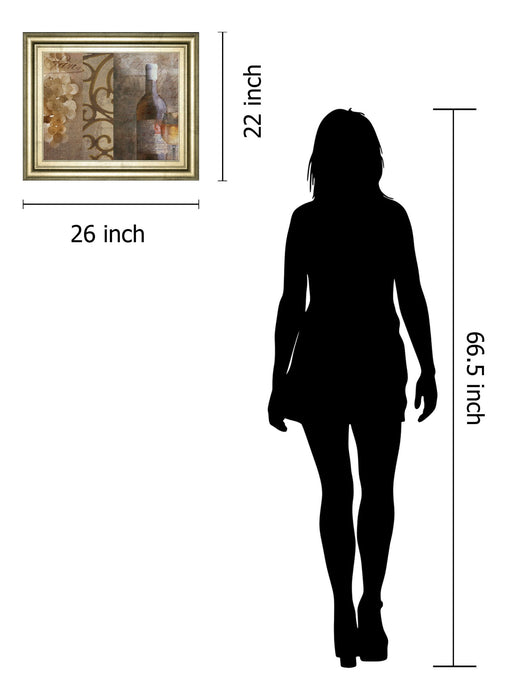 Vintage I By Mallett, K. - Framed Print Wall Art - Dark Gray