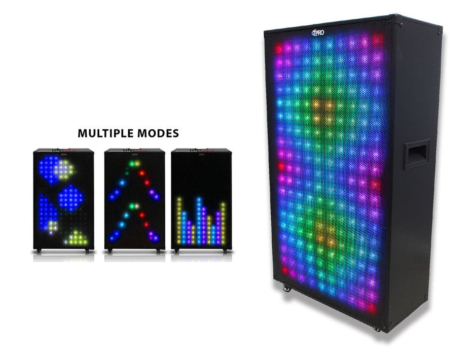 5000 Watt Dj Lifght Show Speaker - Black