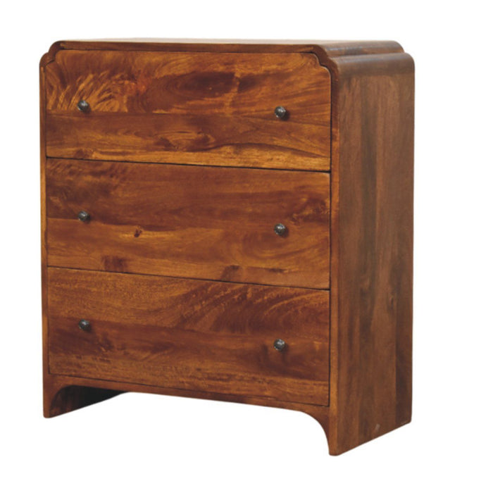 Newton - 3 Drawer Chest - Brown