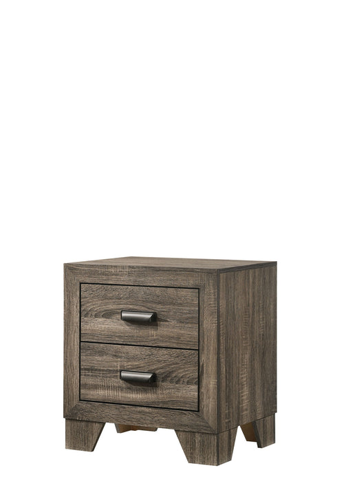 Millie - Twin 5 Piece Bedroom Set - Warm Gray