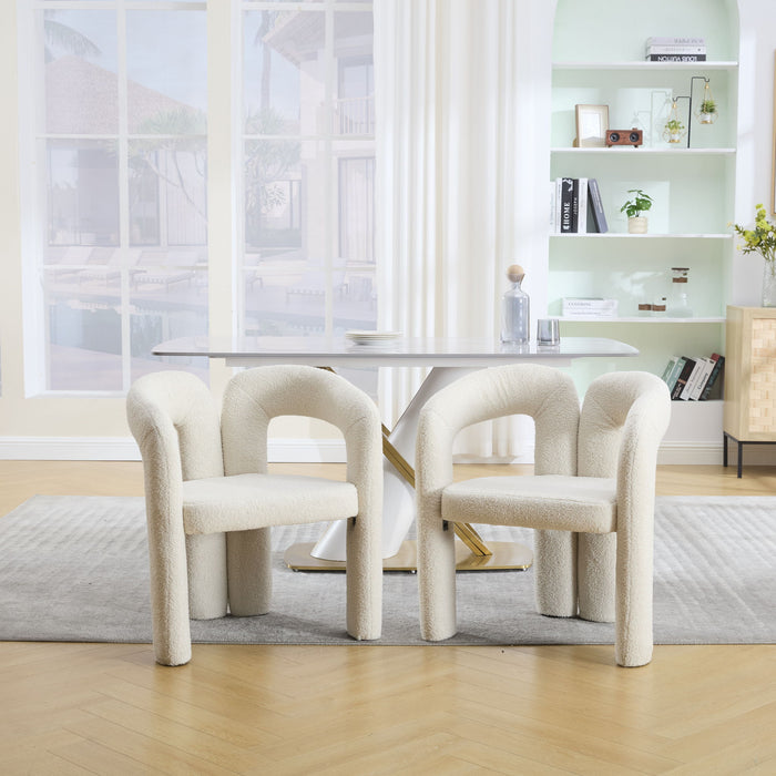 Coolmore Contemporary Designed Accent / Dining Chair With Armrests