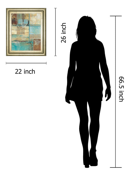 Natures Magic I By Norm Olson - Framed Print Wall Art - Blue