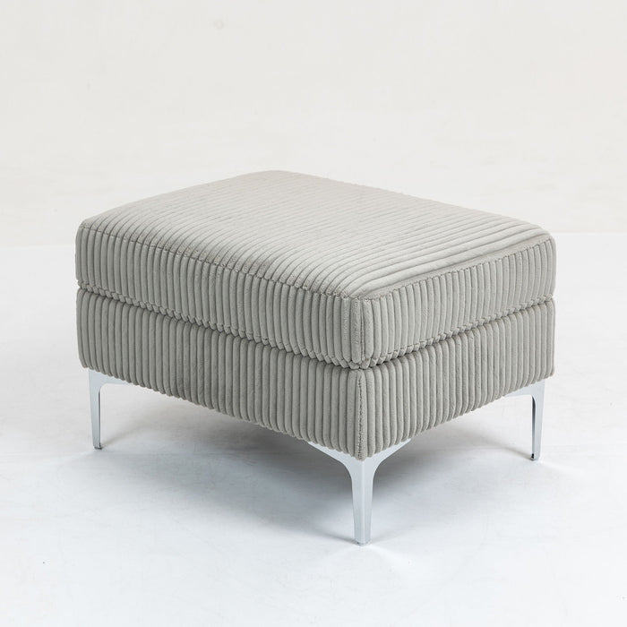 Modular Sectional Sofa Square Storage Ottoman