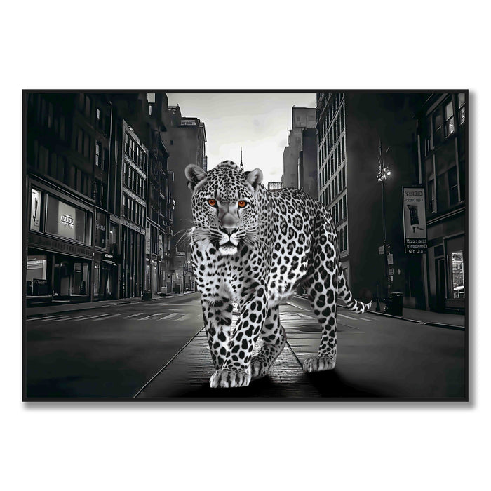 Noir Stroll - 28" x 40" Framed Wall Art