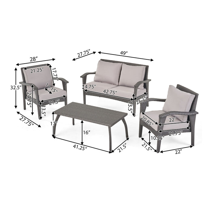 Honolulu - Wicker Set Outdoor Seating
