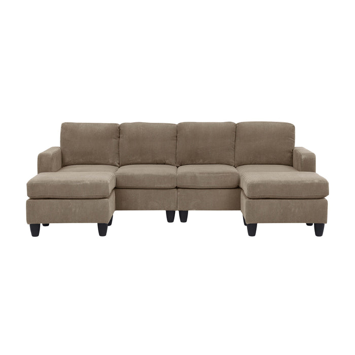 Modular Sectional With 2 Ottomans