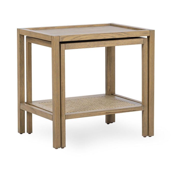 Devin - Solid Wood Nesting Accent Tables