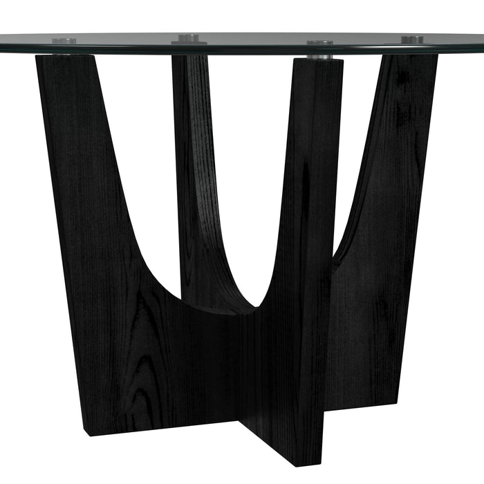 Oregon - Round Table With Glass Top