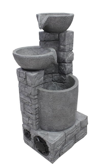 Bluetooth LED Water Fountain - Dark Gray