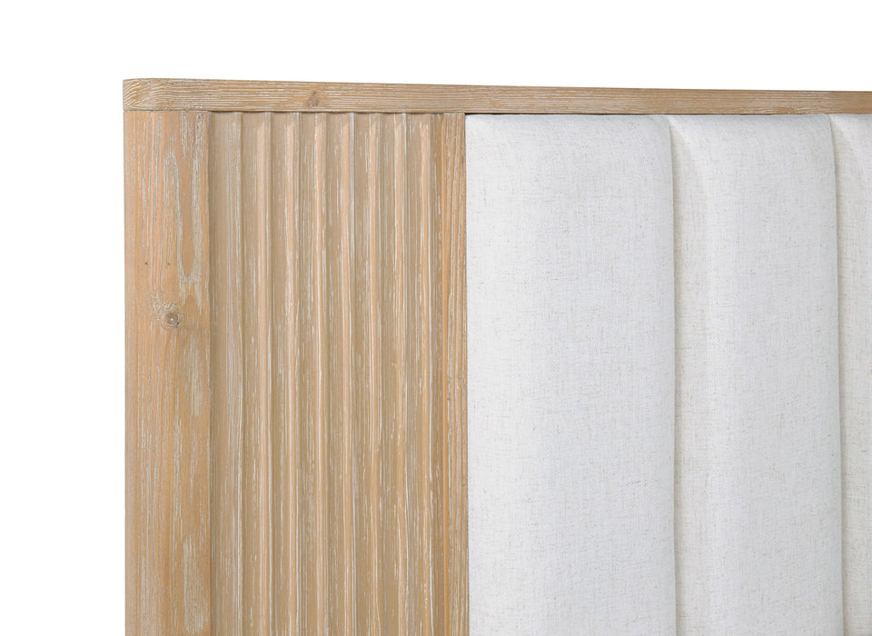 Kara - Queen 4 Piece Bedroom Set - Cerused Natural
