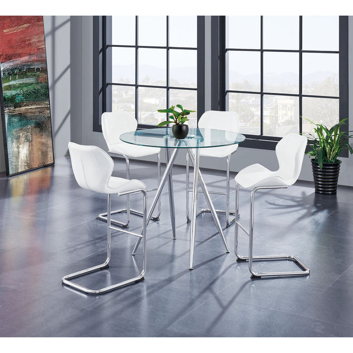 Charlotte - 4 Piece Bar Stool Set With Bucket Seats