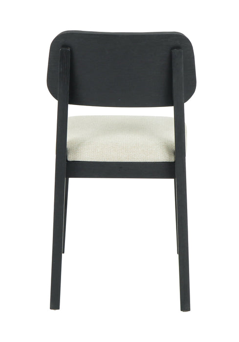 Deaven - Upholstered Dining Chair (Set of 2) - Black