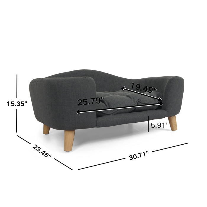 Elevated - Dog Bed Frame For Small Dog, Pet Couch Bed With Legs And Supportive Foam, Easy Assembly