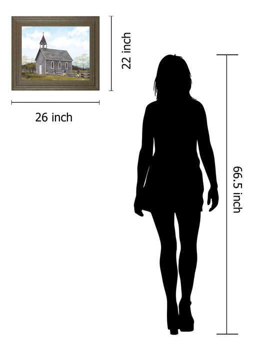 He Is Risen By Billy Jacobs - Framed Print Wall Art - Dark Gray