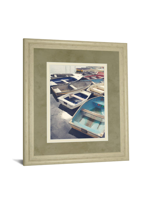 Eastern Coastal By Sarah Gardner - Framed Print Wall Art - Beige