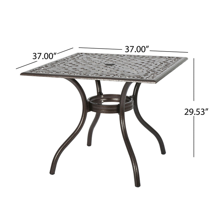 Phoenix - Square Table - Bronze