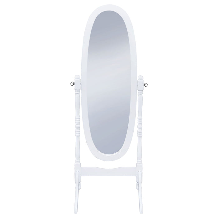 Dunne - Cheval Mirror With Oval Frame