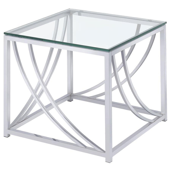 Lille - Glass Top Coffee And End Table Set