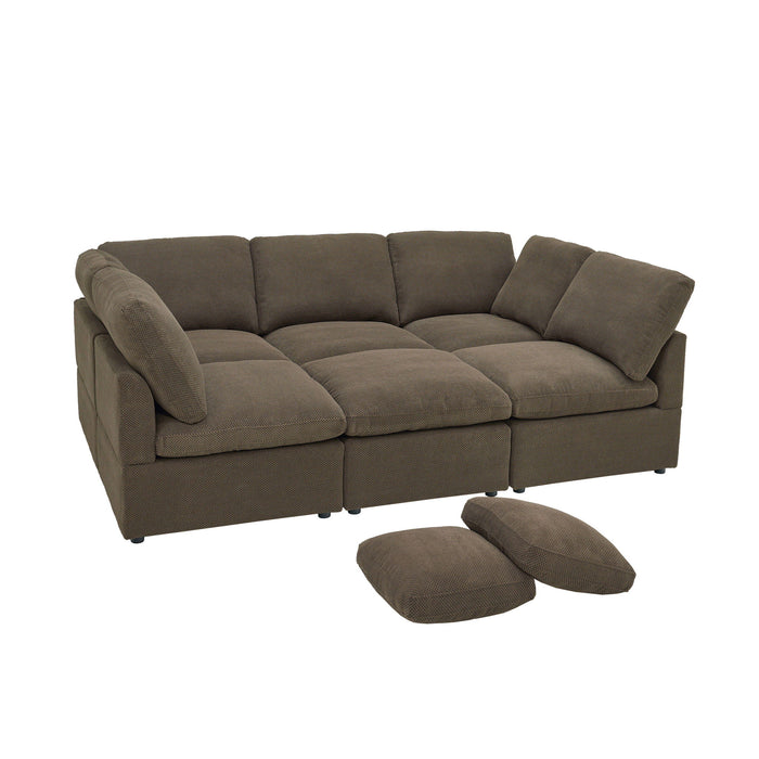 Modular Cloud Sofa, Freely Configurable Corner