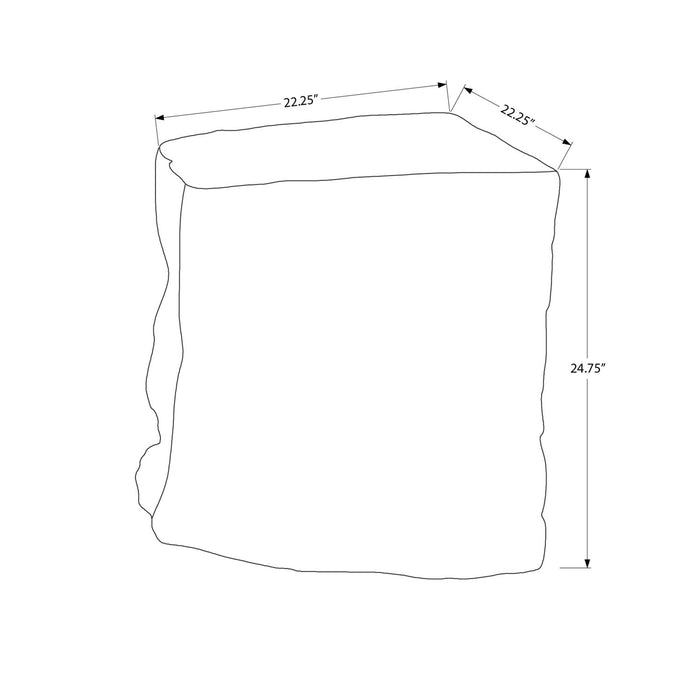 Accent Table, Indoor Outdoor Use - Black