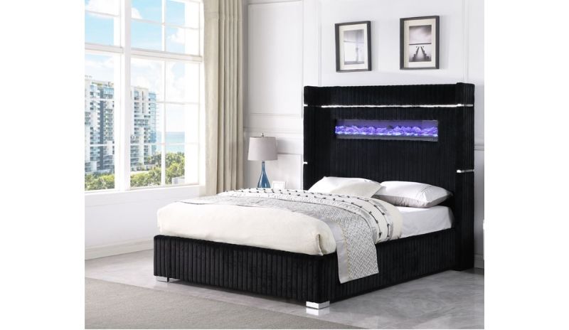 2215 - Queen Bed - Black