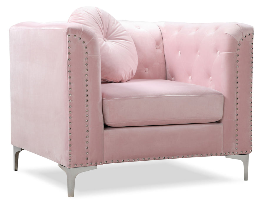 Glory Furniture Pompano Chair, Pink