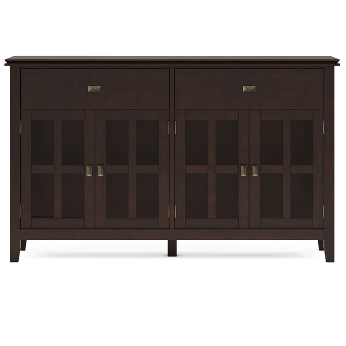 Artisan - Large 4 Door Sideboard Buffet - Dark Chestnut Brown
