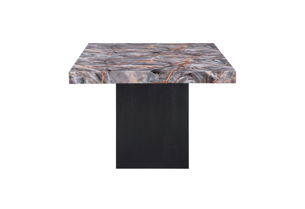 D02 - Dining Table - Lava / Black