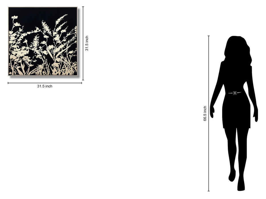 Shadowleaf Meadow - 32" x 32" Framed Wall Art