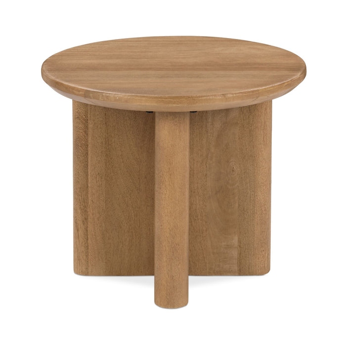 Montengo - Round End Table - Natural Maple