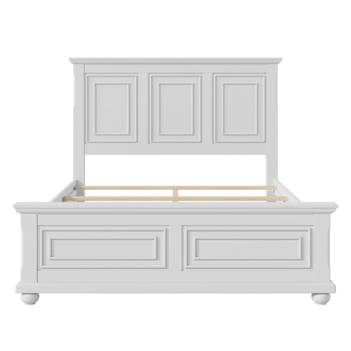 Vintage Tall Headboard Bed