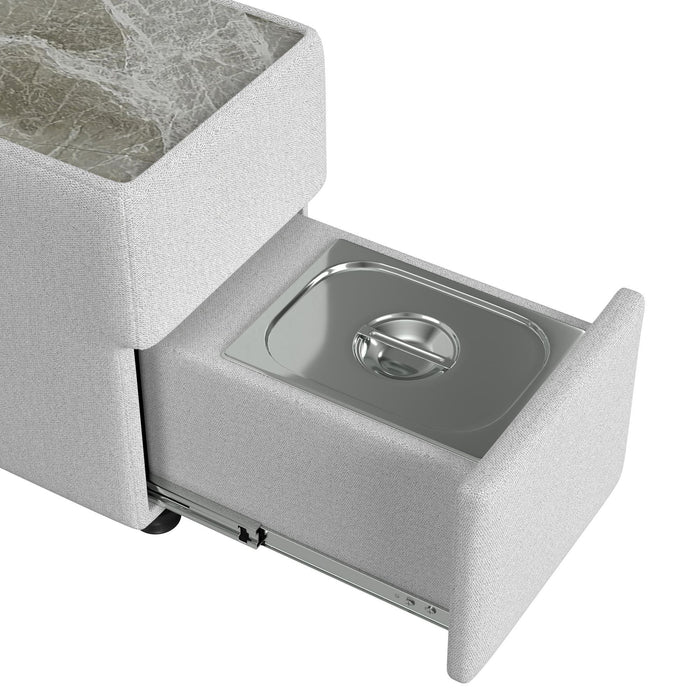 Zandara - Modular Console With Speaker And Cooler - Beige